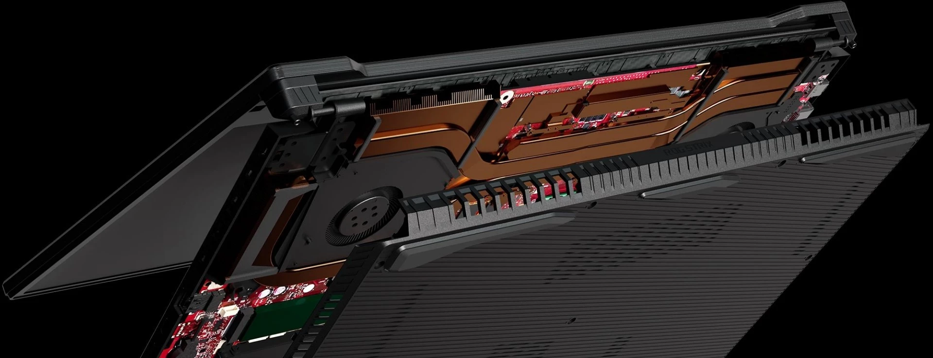 The Strix SCAR II (GL704) features HyperCool Pro cooling technology to help keep the hardware from overheating, which is made up of three heatsinks and two fans