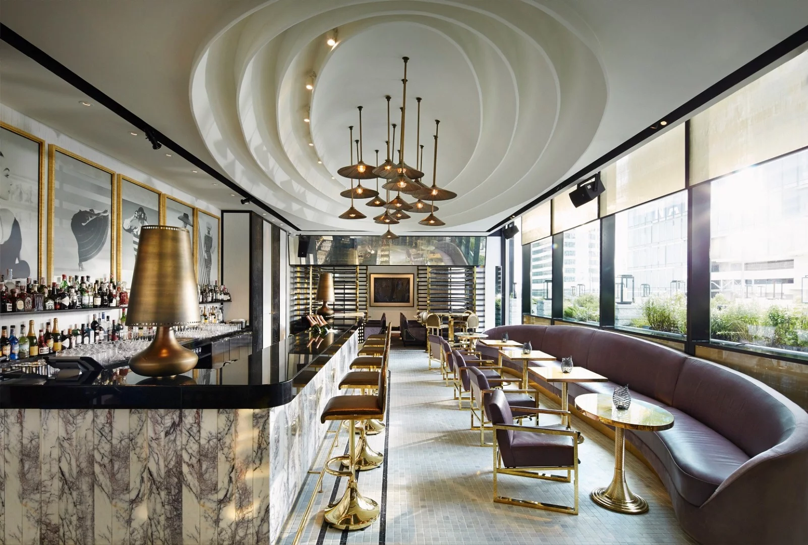 The Vogue Lounge evening bar and restaurant