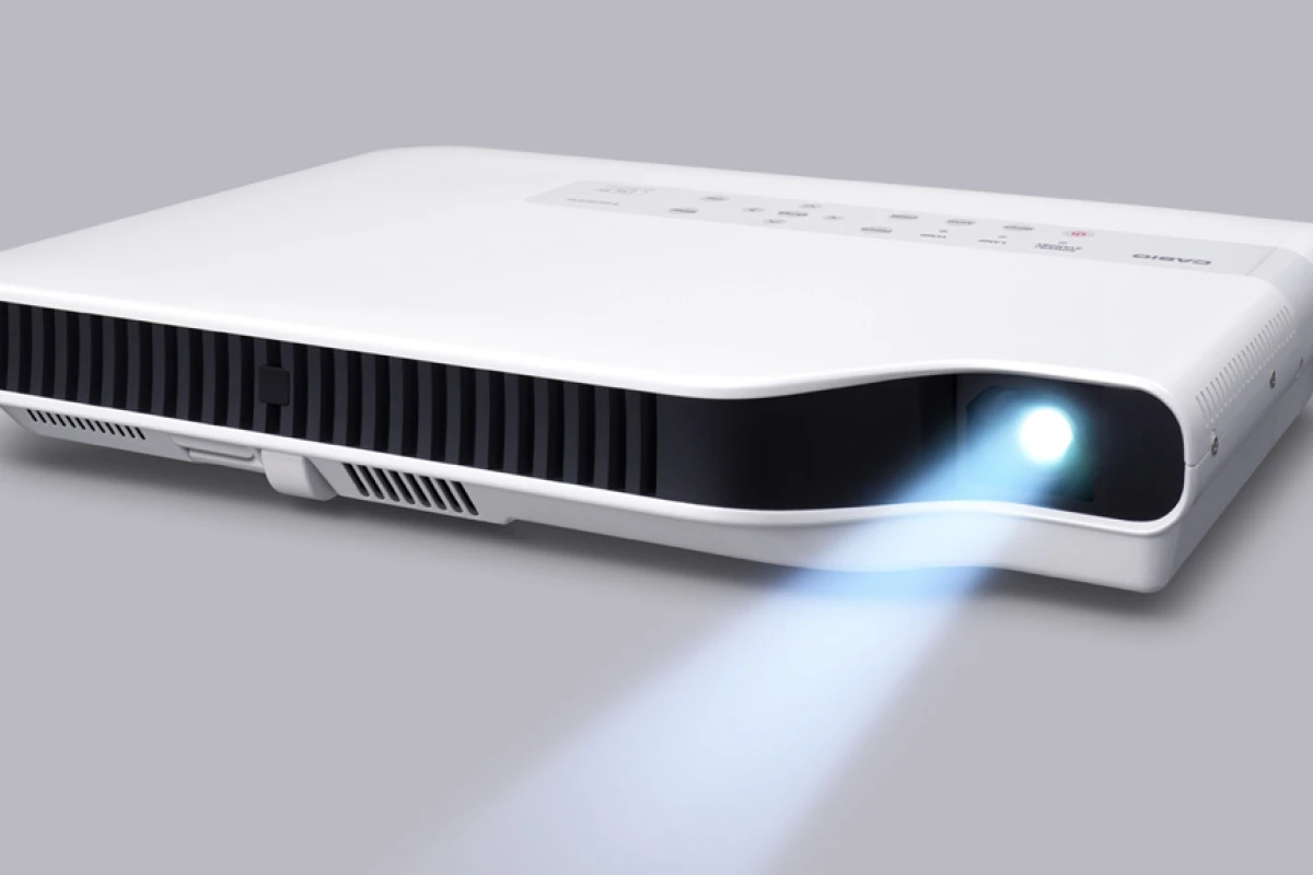 The XJ-A155 from Casio's new GREEN SLIM line of projectors