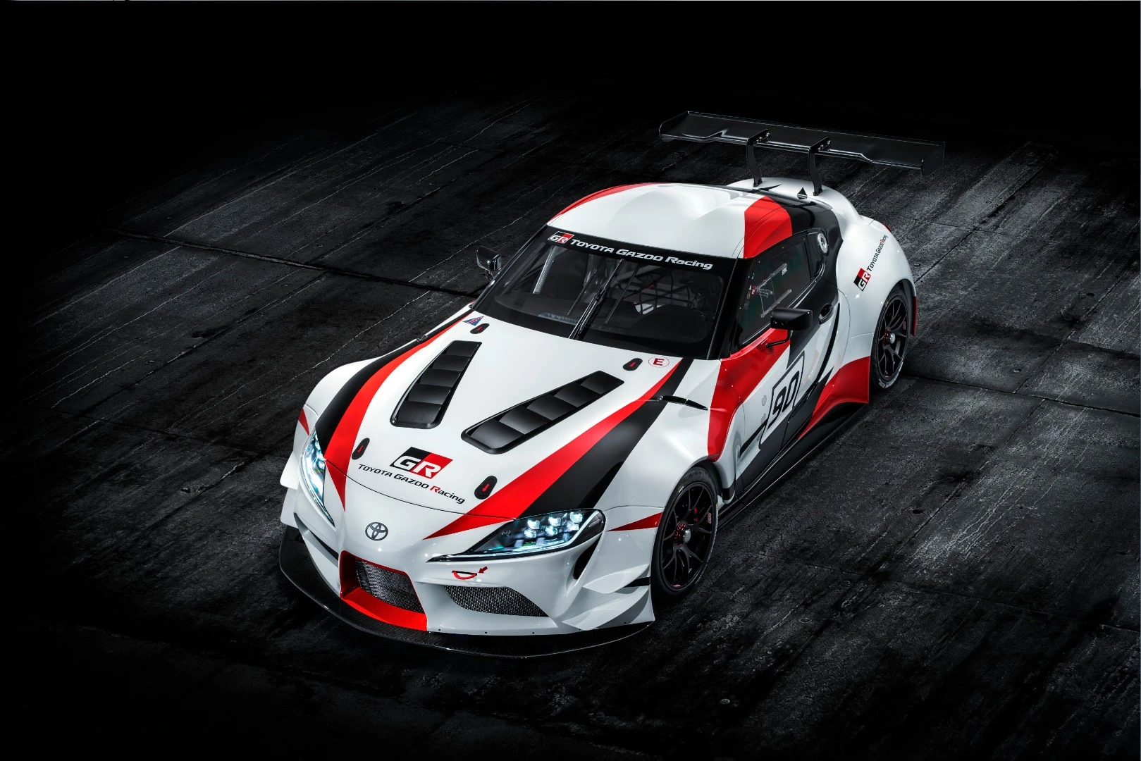 The bodywork is made up of (unspecified, but probably carbon fiber) composite materials for lightweight strength