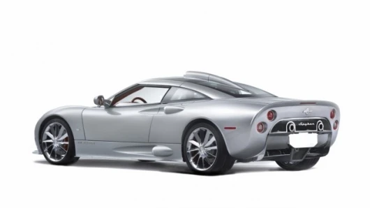 The Spyker C8 Aileron Spyder features LED lighting