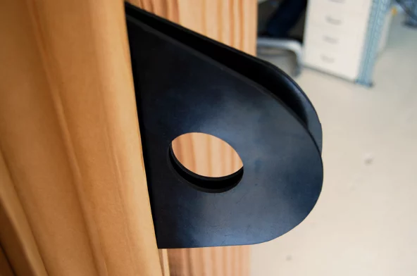 Rubber door handle prototype (Image by Molo Design)