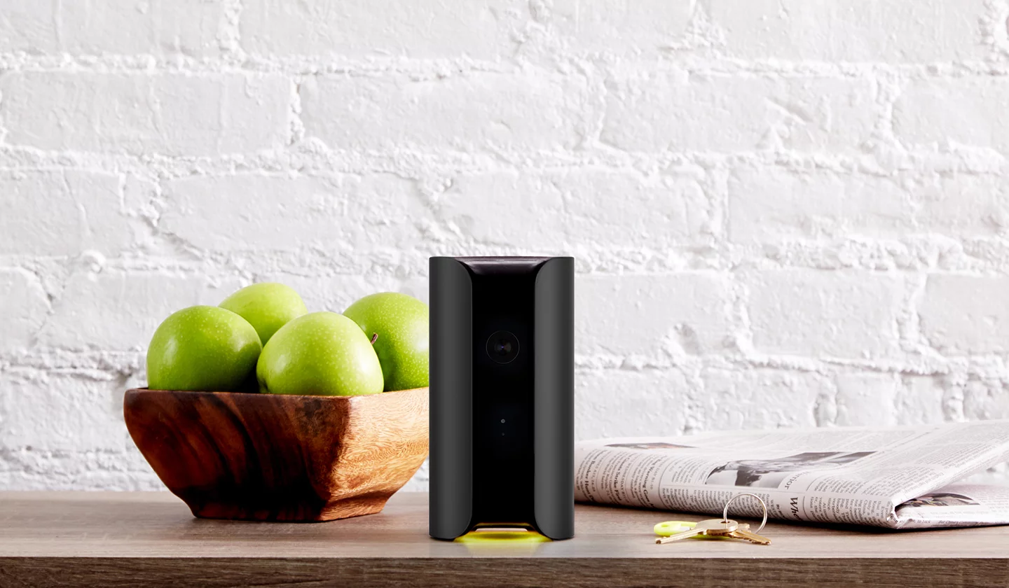 The Canary is a self-contained video camera and environmental monitor to keep watch on your home