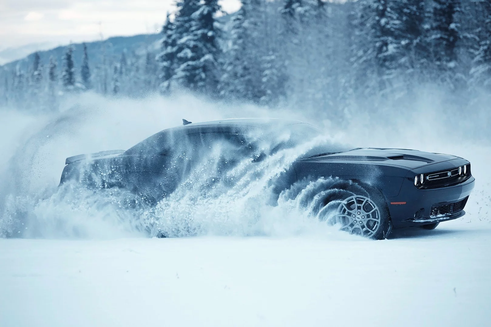 Fun in the snow is easy in the Challenger GT AWD