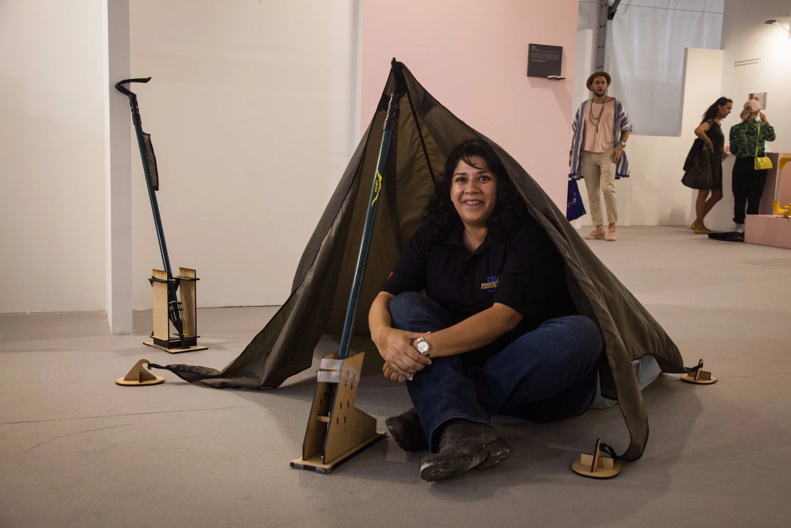 Global Grad Show: LightTent is clever concept that stuffs a lightweight hiking tent into a walking stick. By Marisela Sanabria, National Autonomous University of Mexico
