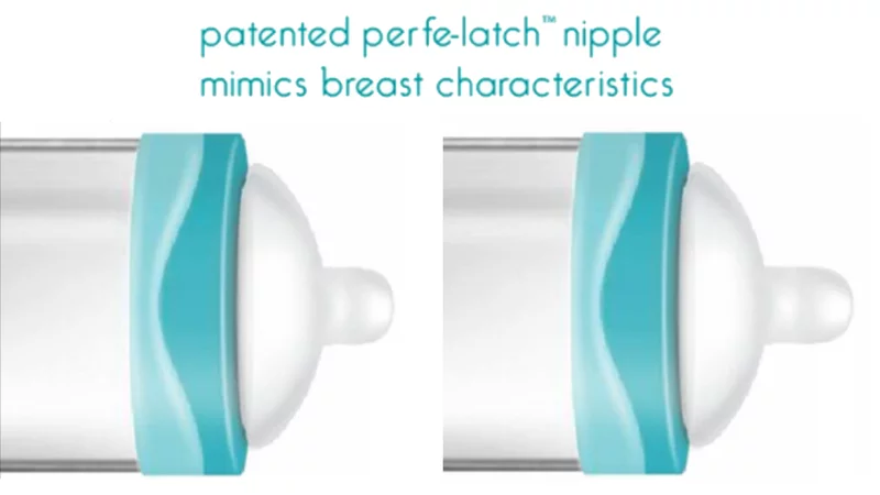 The BARE's nipple extends up to twice its length