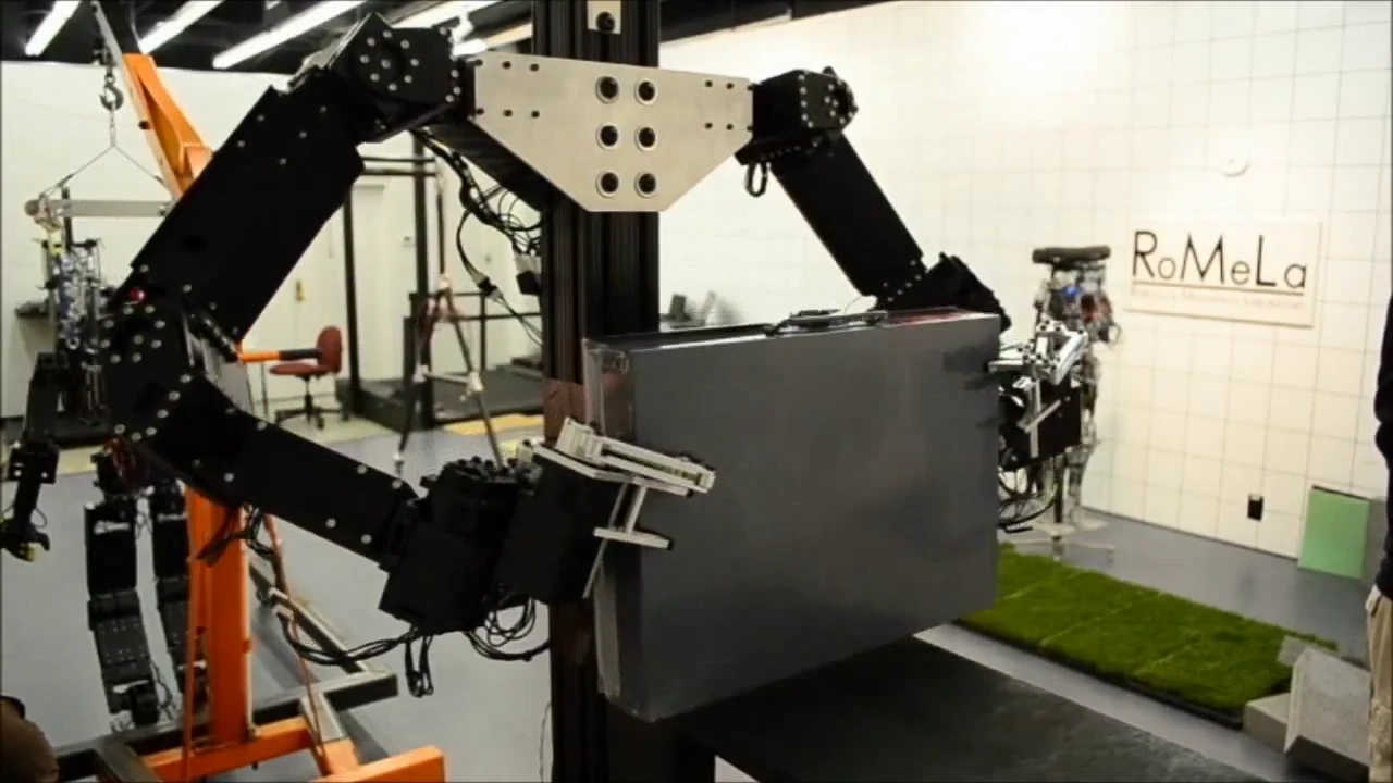 Team THOR's robot is still incomplete, this is is its upper body