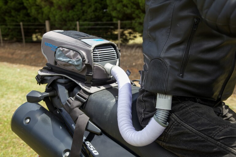 Review EntroSys BikeAir motorcycle A/C system