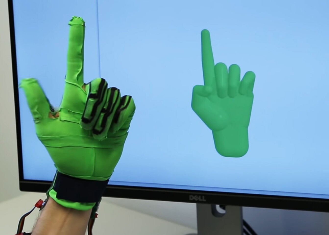 Smart glove uses stretchsensing tech for highly accurate hand gesture