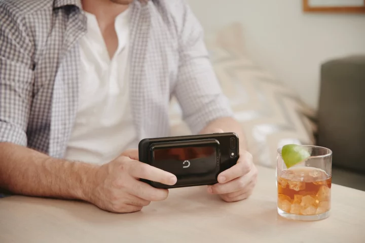 Prelude is a wireless charger that sticks to a phone