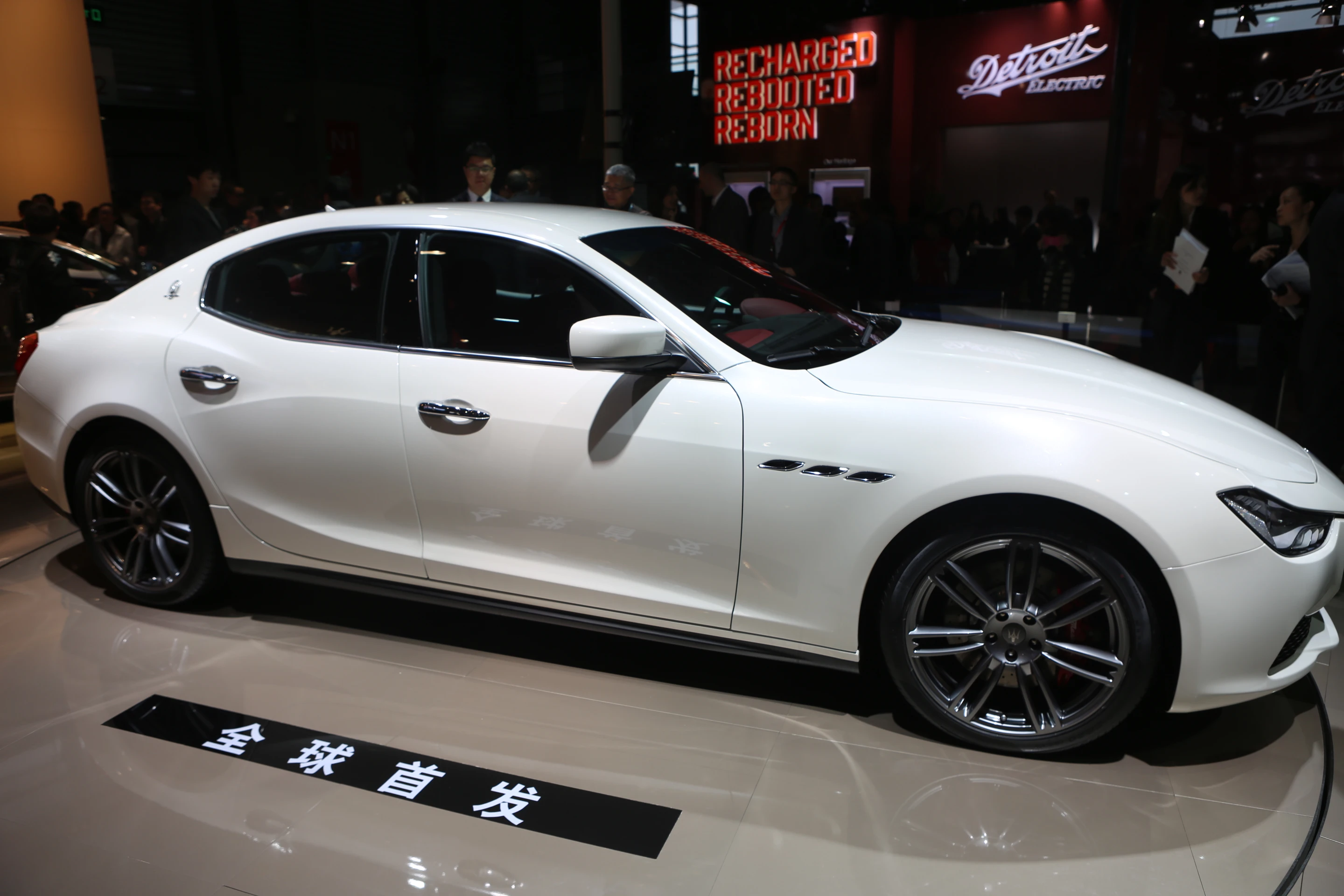 2014 Maserati Ghibli on show in Shanghai