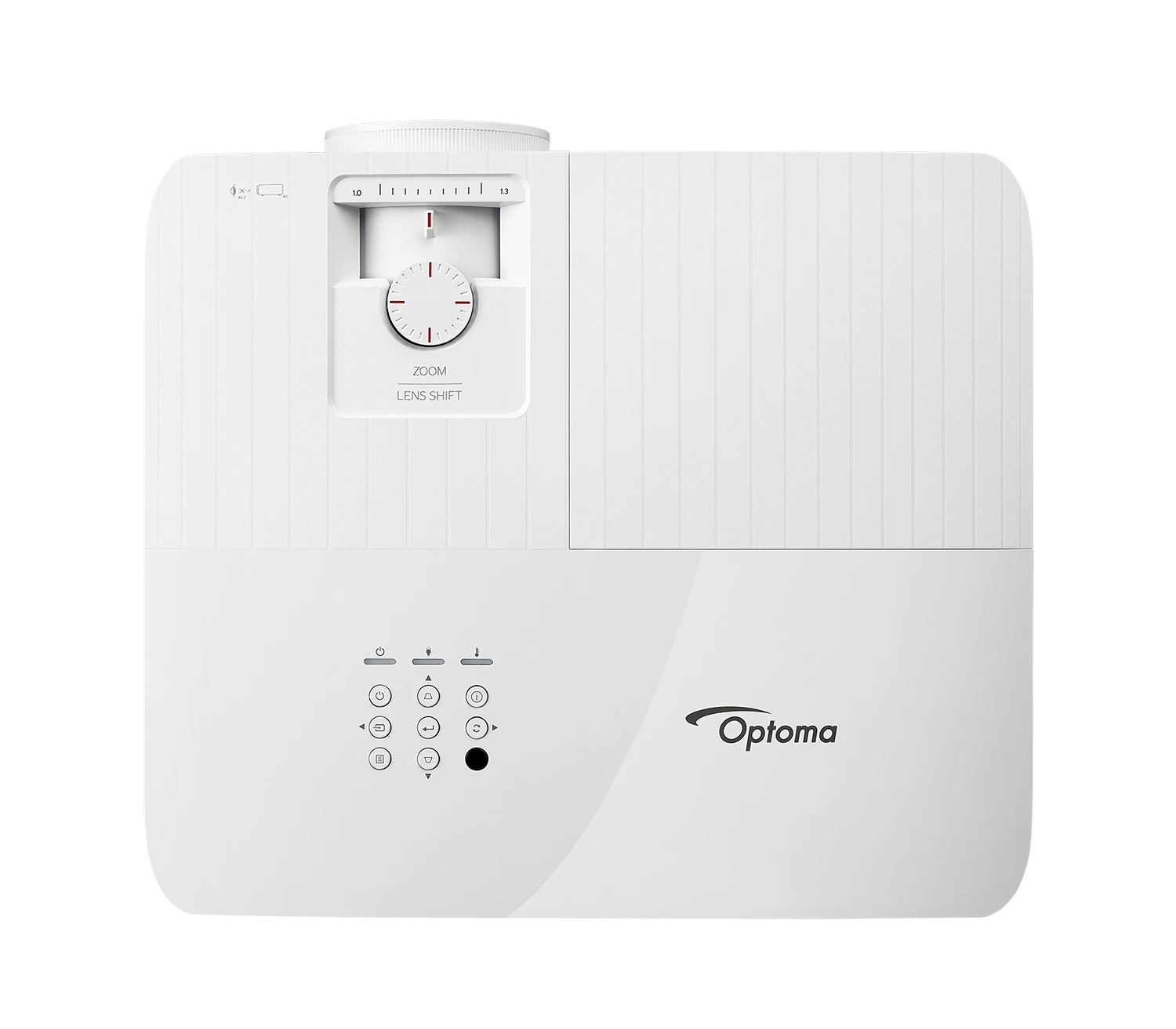 The UHD55 features vertical lens shift, 1.3x zoom and 3x3 warping for setup ease