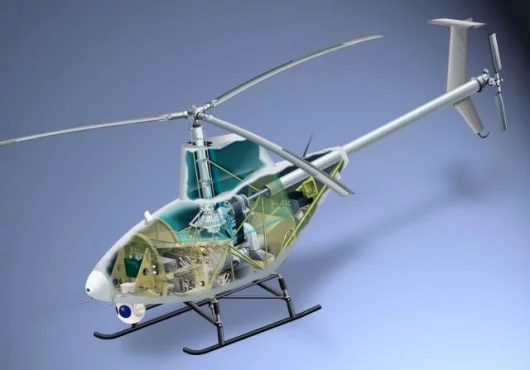 rare cutaway view of the RQ-8A