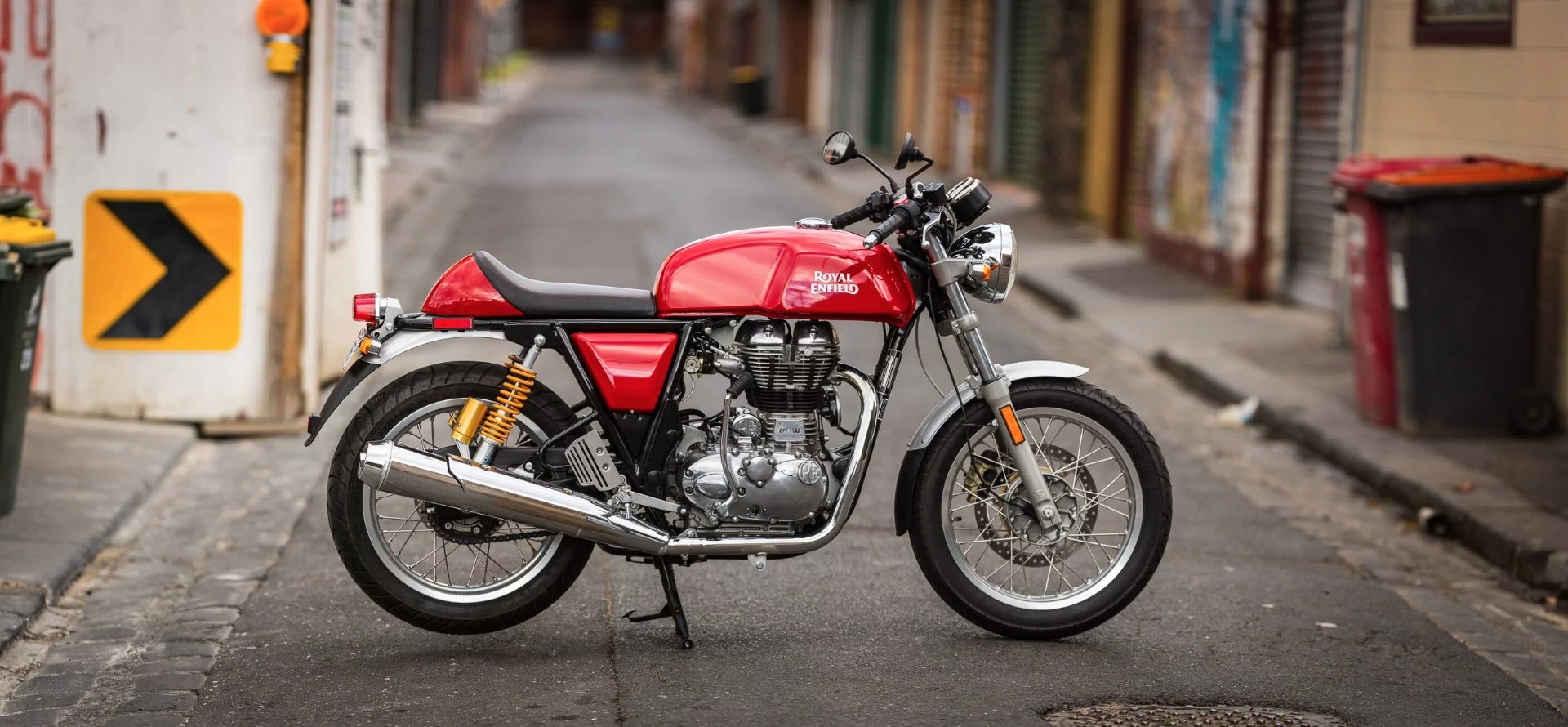 Royal Enfield's Continental GT: looks and presence to spare. (Photo: Loz Blain/Gizmag)