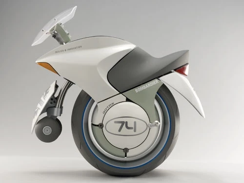 The BRP Embrio Concept - a gyroscopically balanced, one-wheeled recreational and commuting vehicle
