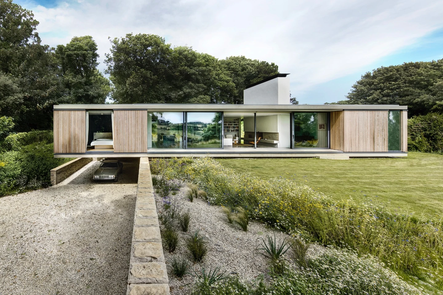 The Quest is a single-story dwelling for octogenarian clients and their handicapped daughter