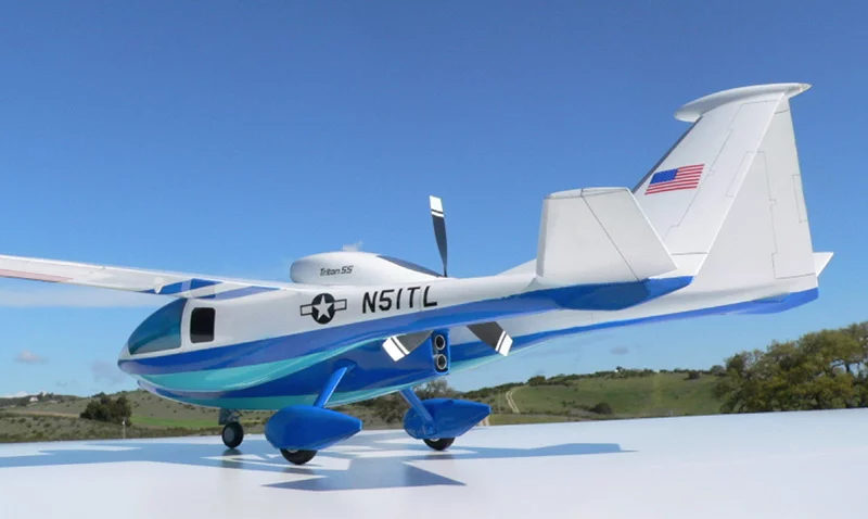 A larger propeller will be used at a slower speed to reduce noise in the cabins