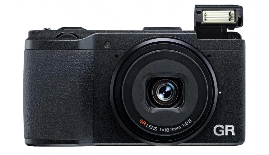 Despite featuring a DSLR-like APS-C sensor, the Ricoh GR retains its discrete compact-like appearance
