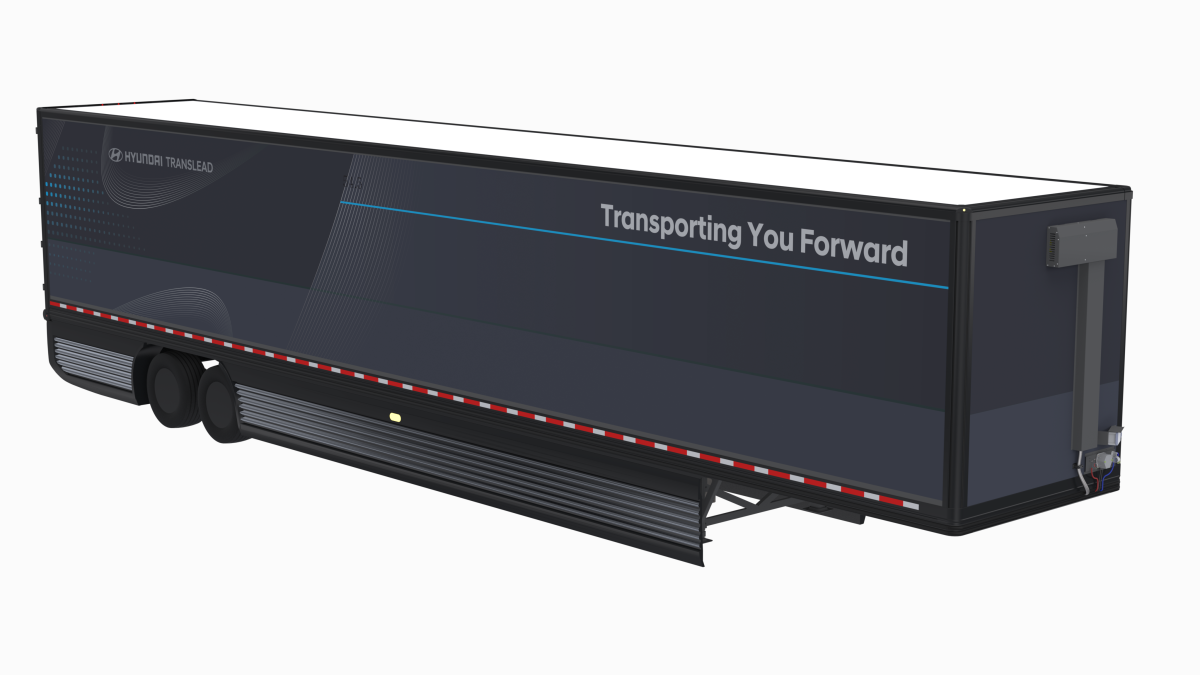 The new Translead trailer concept uses a unique structural design and liquid nitrogen to keep
