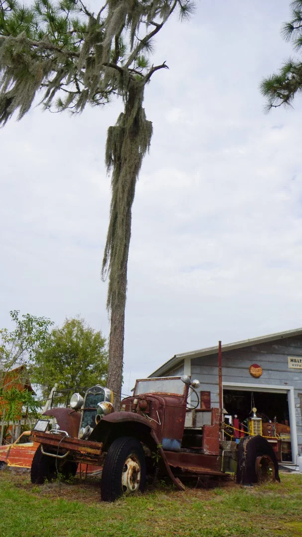 This one needs some work but it's presumably waiting its turn at Walt's Garage