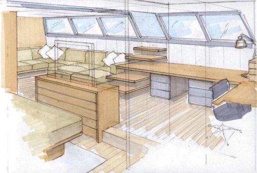 Large lounge areas