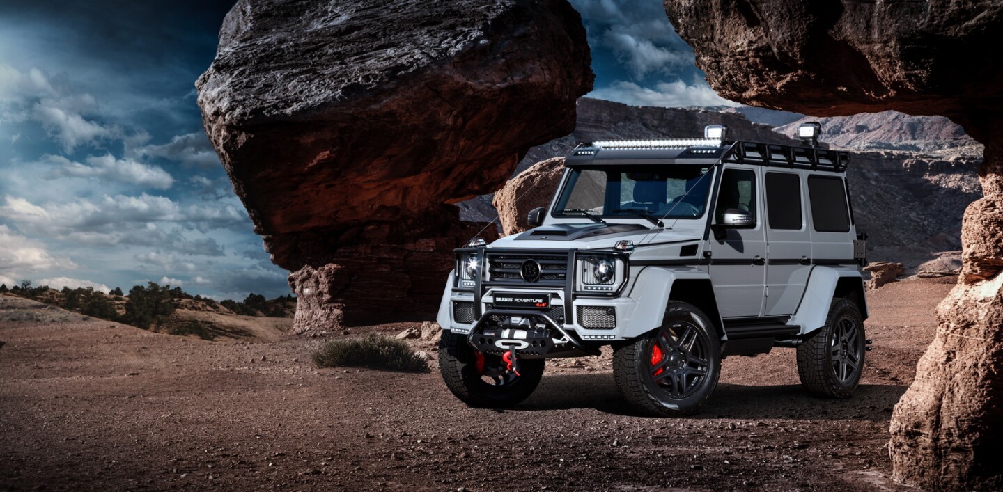 Extreme Gets Extremer As Brabus Tunes The Mercedes G500 4x4 Squared