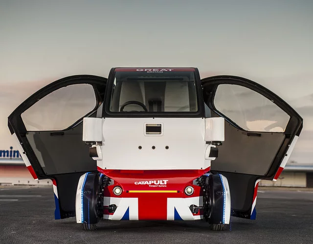 Infra-red proximity sensors are used to stop the Lutz Pathfinder should it get too close to anything (Photo: Transport Systems Catapult)