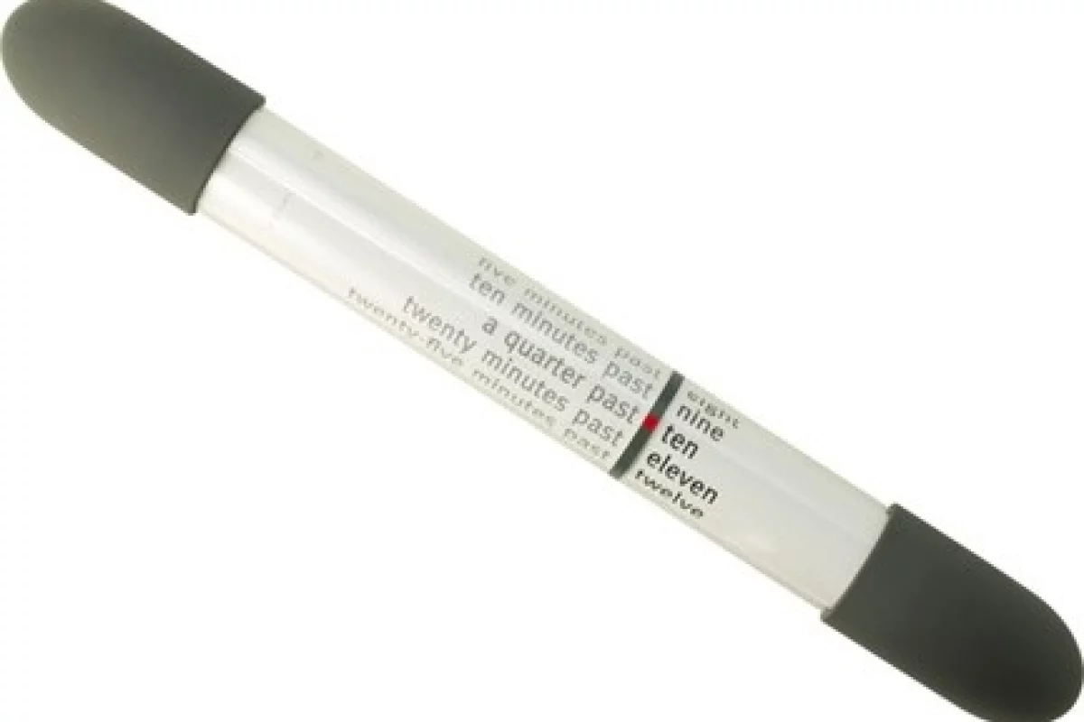 The Word Clock spells out the time in full sentences