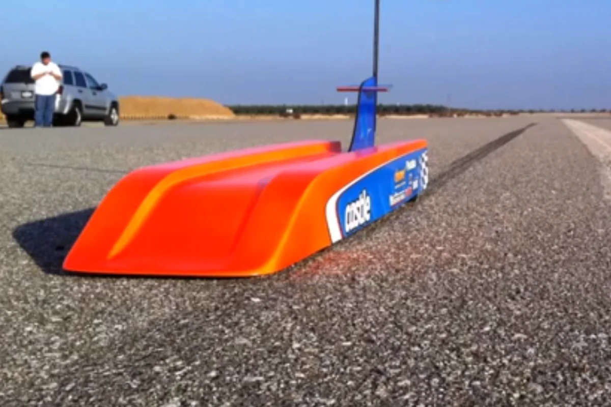 The R/C car that was able to hit 188.87 mph