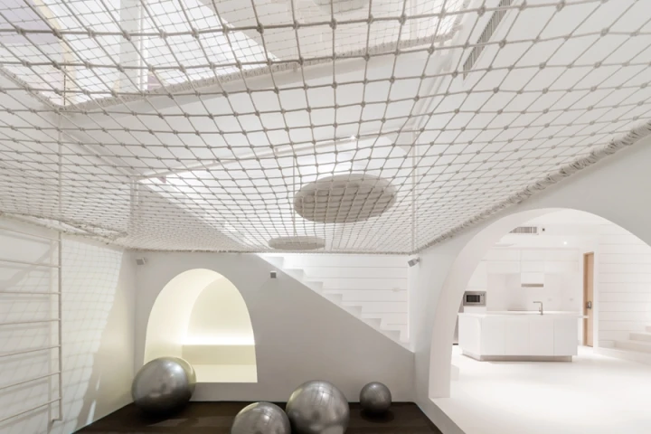 Jerry House was designed with playground elements built into it