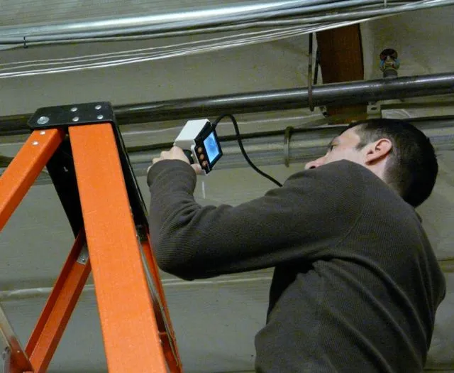 The Snake Scope camera lets you see into hard-to-get-at places