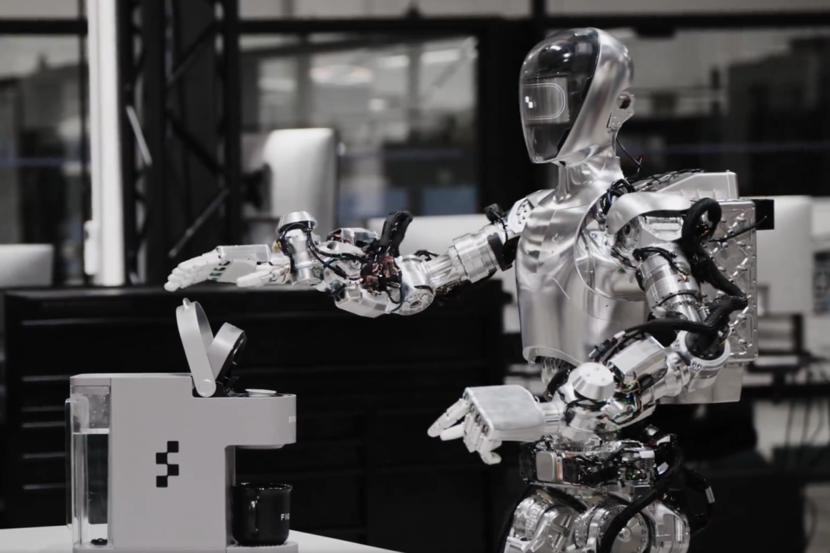 Figure's 01 humanoid robot demonstrates its new watch-and-learn capabilities by autonomously using a coffee machine. Perhaps not the most spectacular demo, but this could open the floodgates to a massive acceleration of general-purpose robotics