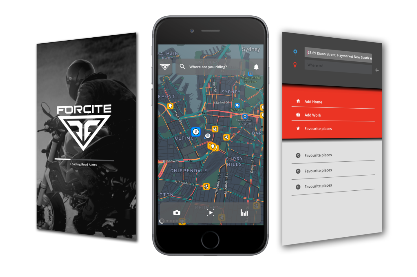 Forcite app in develpment