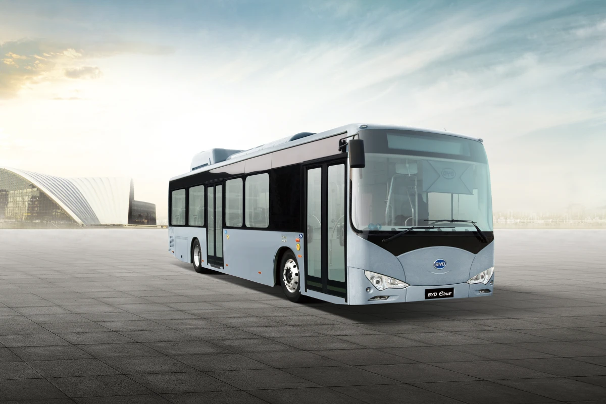 Thirty-five BYD electric buses are headed for Amsterdam Airport Schiphol