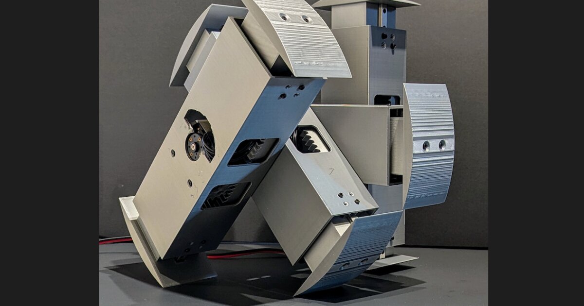 Biomimetic marching robot brings Christopher Nolan's "Interstellar" to life