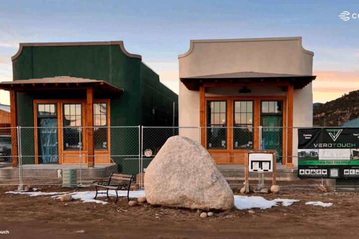 The VeroVistas are a pair of houses in Colorado that were constructed using COBOD's BOD2 3D printer