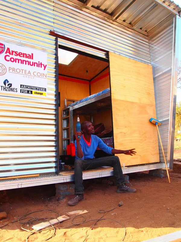 Mamelodi Pod is currently being used as a small house and a temporary local soccer club
