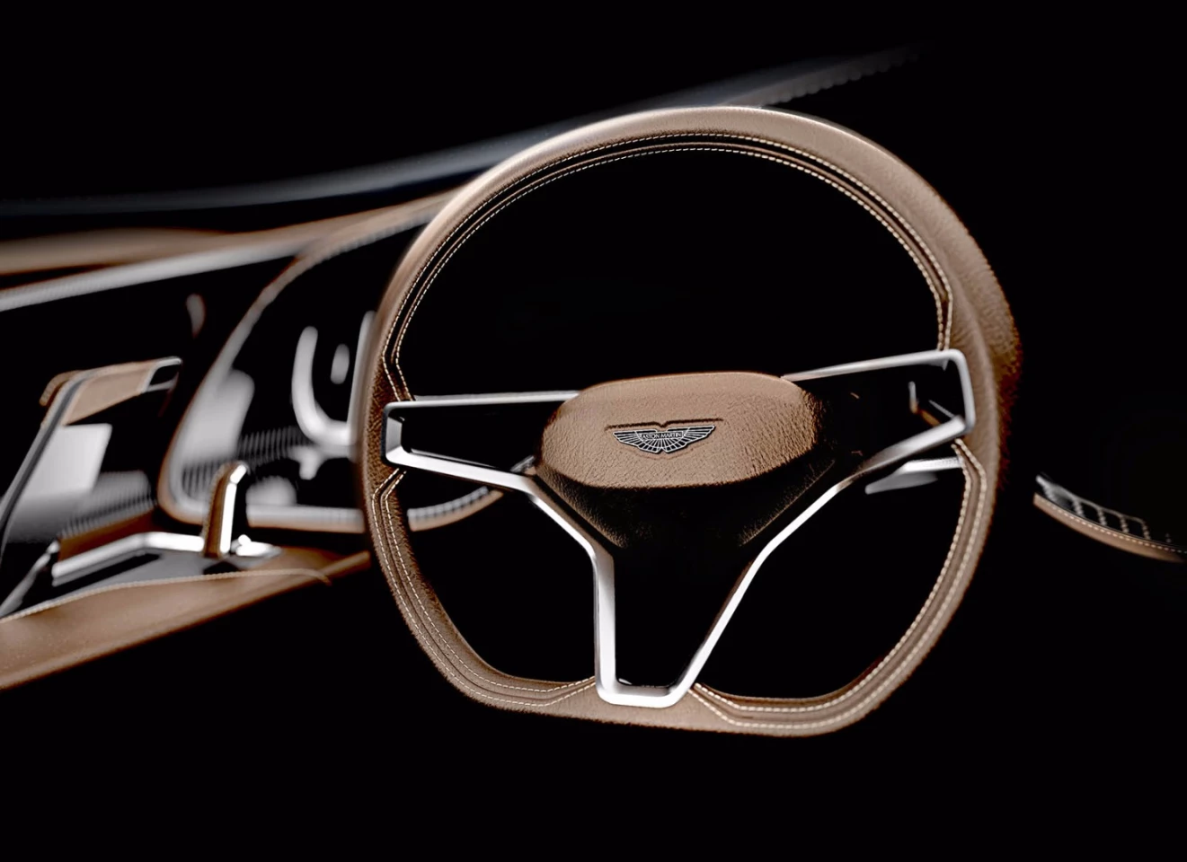 The cabin will boast sculpted wood and hand-stitched leather