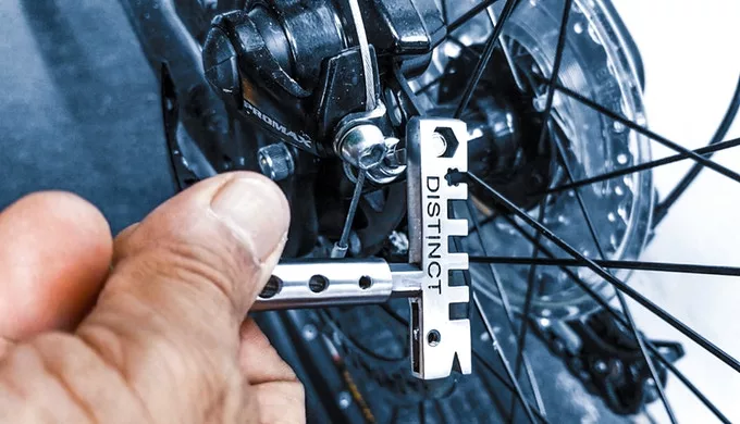 The Distinct multi-tool is made from stainless steel