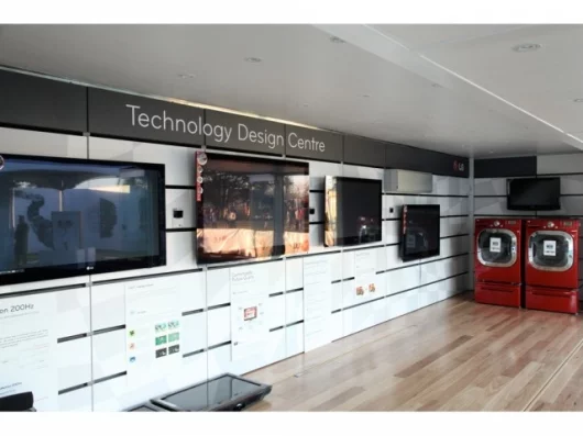 LG's Technology Design Centre at the Melbourne F1 Grand Prix