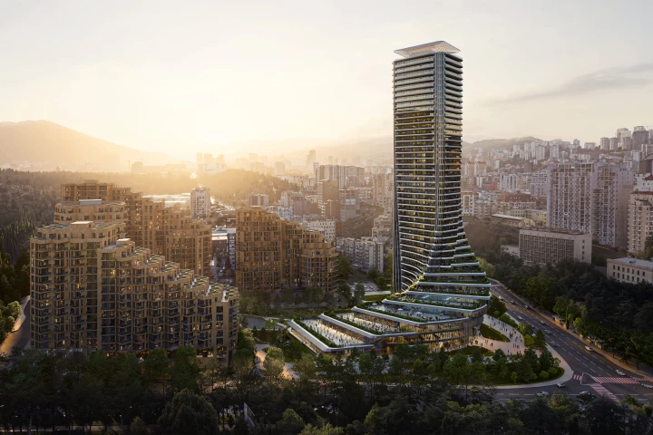 The Cityzen Tower will feature a twisting form that creates terrace spaces and balconies for the offices and apartments inside