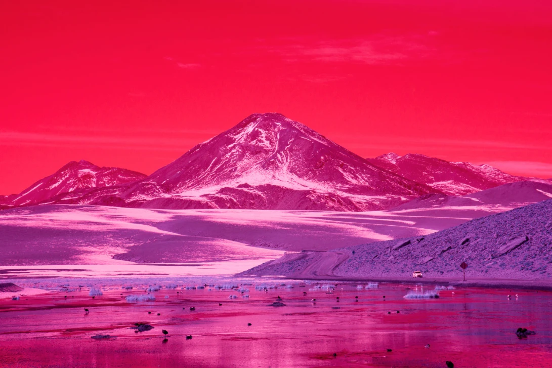 Another project from Kate Ballis, this time she traveled into the Atacama desert to capture a series of infrared images that feel entirely alien