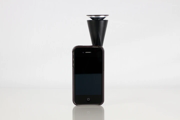 The GoPano micro is a lens and software system that allows 360-degree interactive videos to be shot with an iPhone