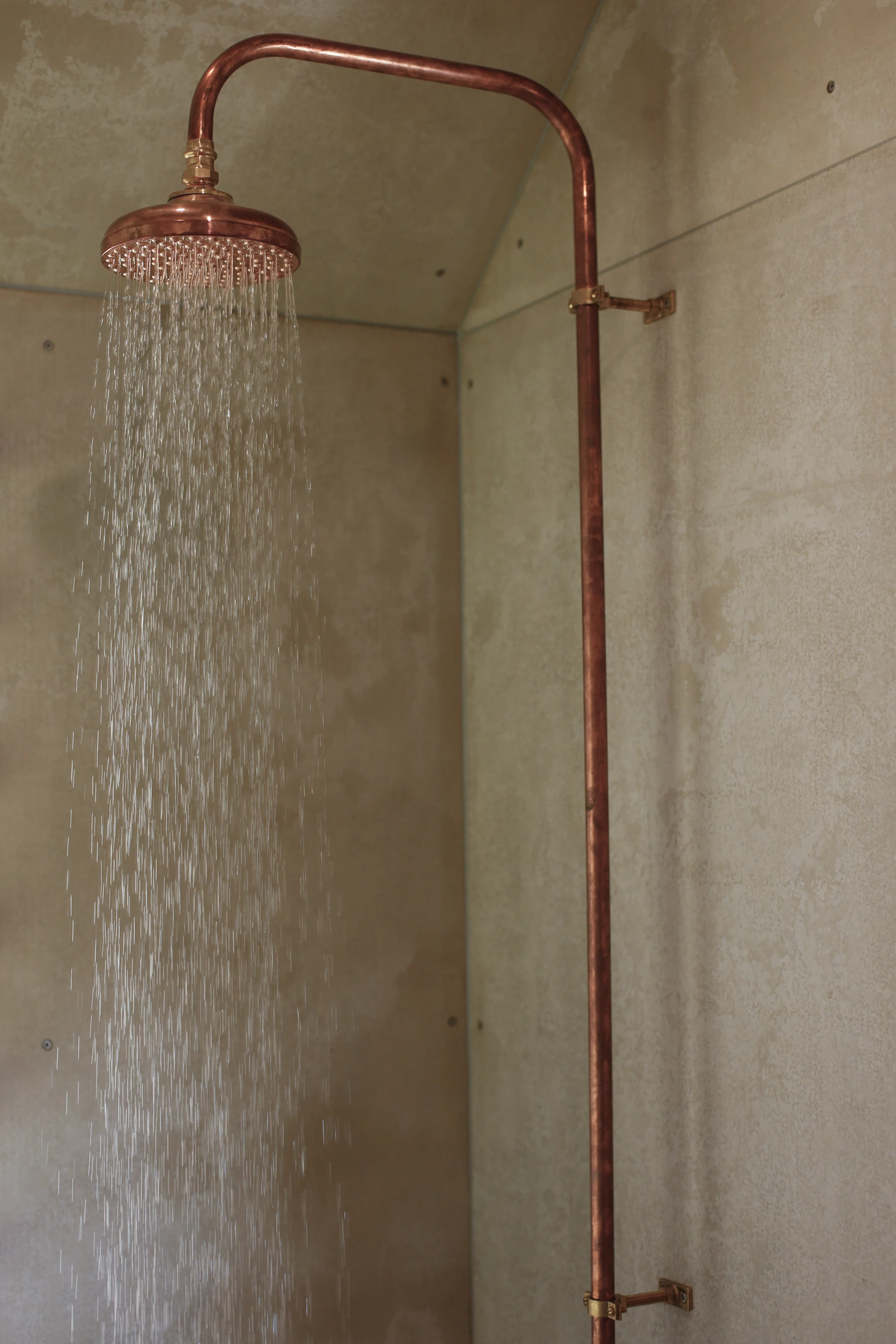 The Barrington Tops Cabin's bathroom includes a sink, shower, and composting toilet