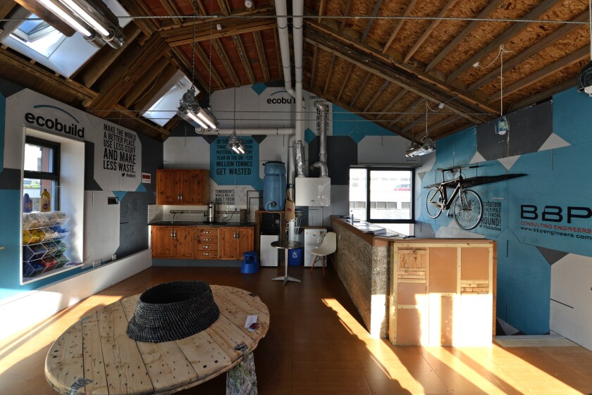 Interior shot of the Waste House (Photo: BBM)