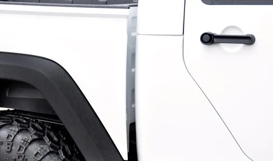 Unlike Mopar's kit, the Brute Double Cab puts the bed behind the Wrangler Unlimited's four-door cabin