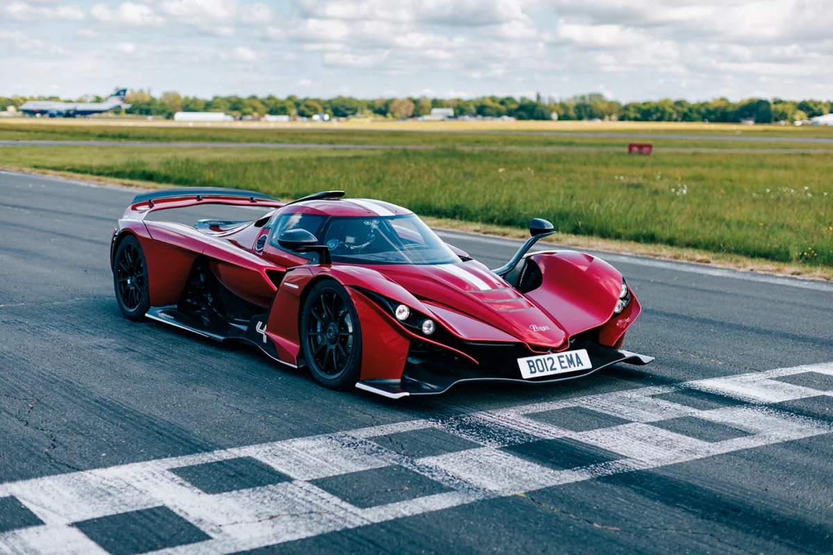 The Praga Bohema supercar set a time of 1:09.8 at the former Top Gear circuit