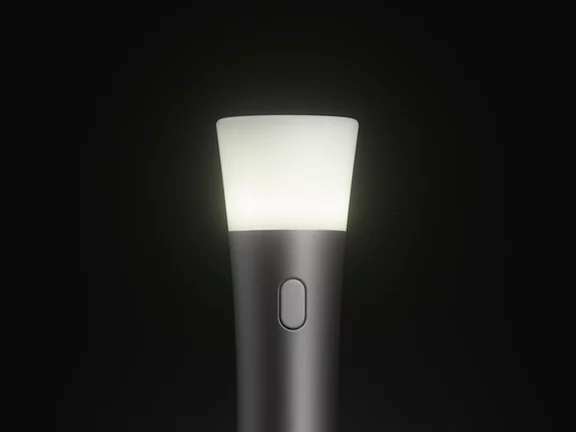 With a twist of its lens, the Trioh! can be used as an accent light