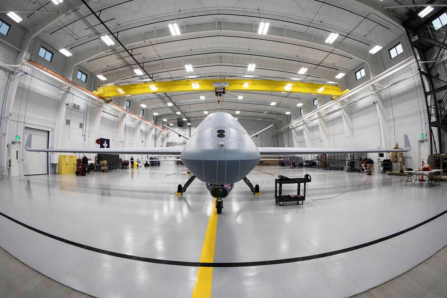 The SkyGuardian nose view