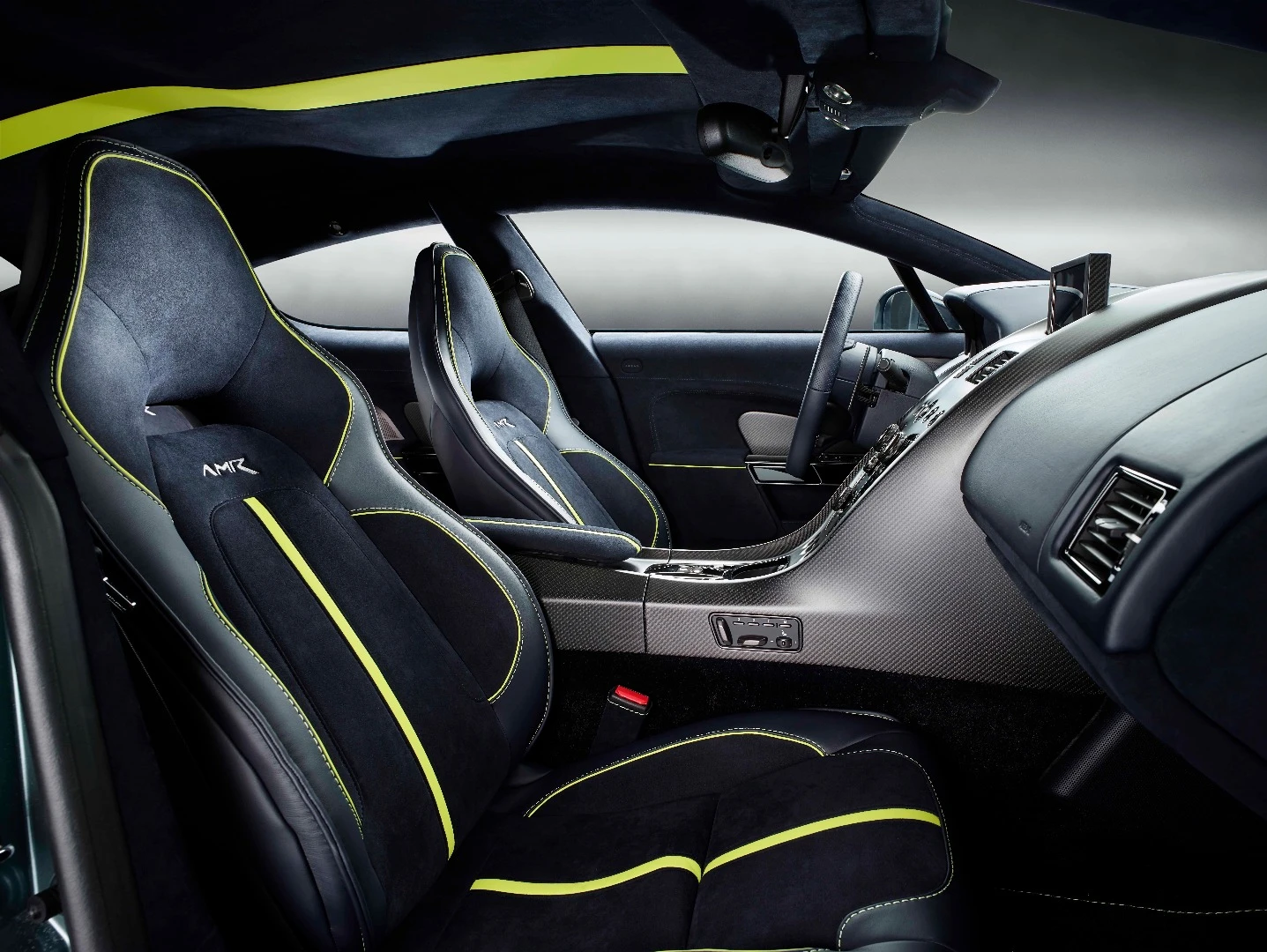 Aston Martin Rapide AMR: interior gets a youth injection commensurate with what's happened on the outside